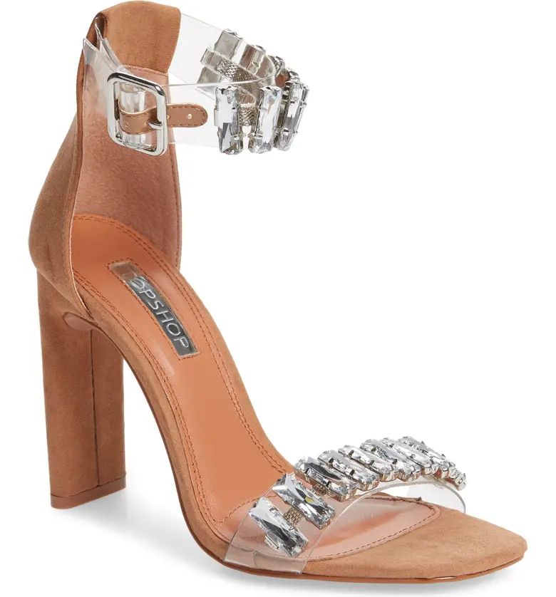 Rogue Crystal Embellished Clear Sandal | Nordstrom