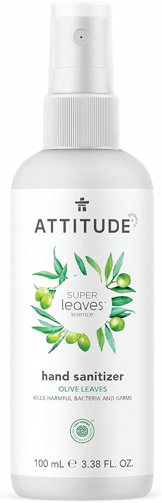 ATTITUDE Hand Sanitizer Spray for Adults and Kids, EWG Verified, Kills Bacteria and Germs, Vegan ... | Amazon (US)
