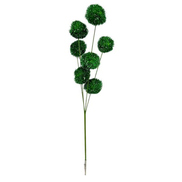 Green Pom Pom Pick, 20" | At Home