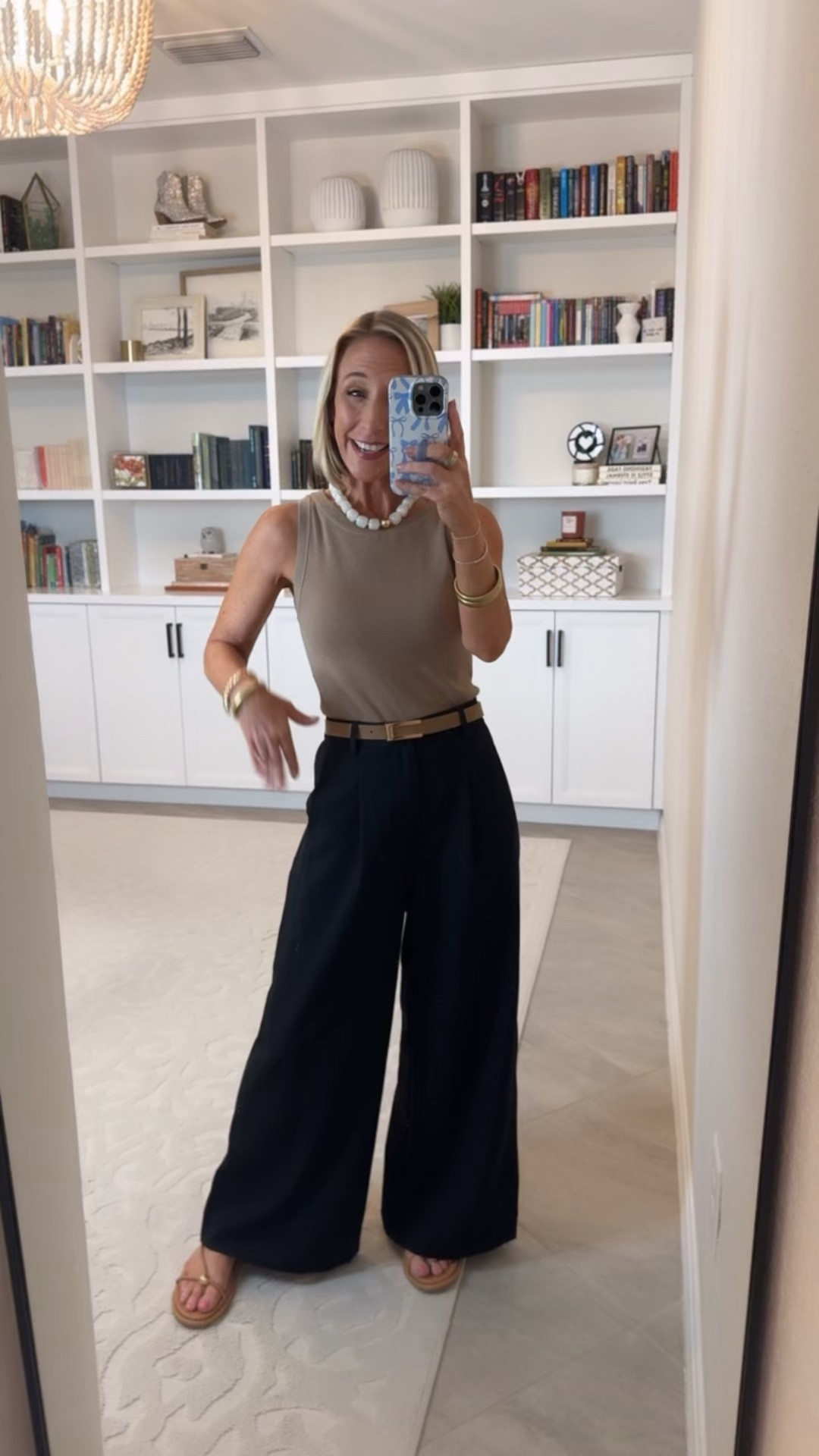 Chic Neutrals - classy pieces for summer and beyond. Black Linen Blend Wide Leg Trousers - size XS, Petite. 6 colors. * Wool Blend Sweater Tank - size XS. 26 colors.

#LTKSeasonal #LTKOver40 #LTKWorkwear