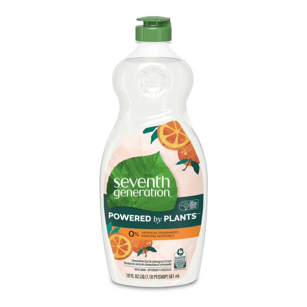 Seventh Generation Dishwash - Lemongrass & Clementine - 19 fl oz | Target