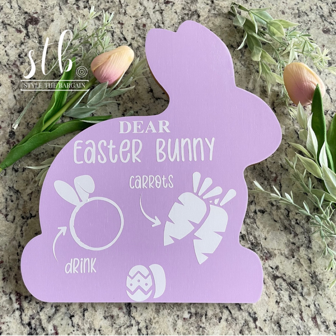 Leave a treat for the Easter Bunny with this Bunny Board! I found the board at Walmart for $5 and the SVG for the decal is available in my Etsy Shop! 

#LTKkids #LTKparties #LTKSeasonal