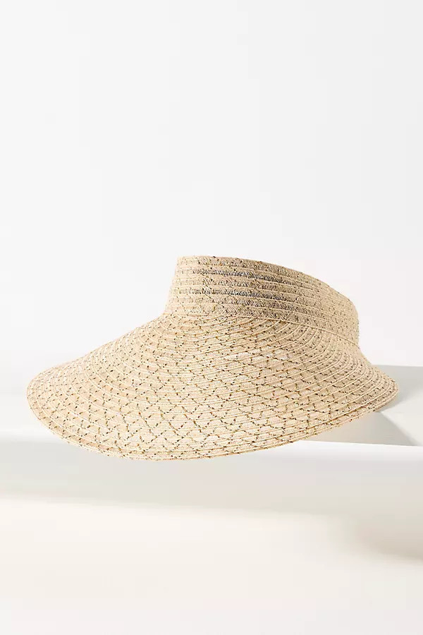 Trixie Straw Visor | Anthropologie (US)