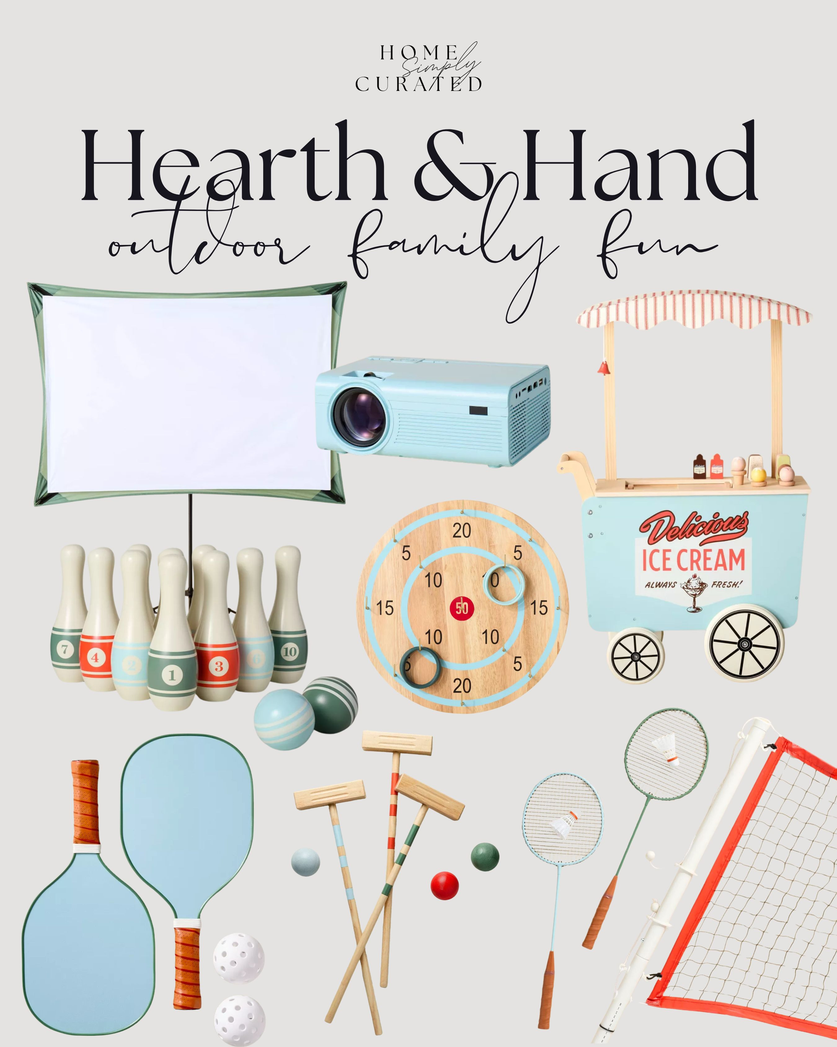 Lots of outdoor family fun activities have launched on the Hearth and Hand collection! Don't miss out on the fun!


Hearth and Hand, spring, summer fun, family activities, kids, pickle ball, games, family night, backyard patio, hosting, parties, bowling set, croquet, movie night 

 #LTKSeasonal #LTKHome #LTKFamily