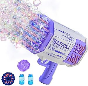 Petrella Bubble Gun Bazooka Bubble Machine Gun Bubbles for Kids Tik Tok Gifts 3 4 5 6 7 8 9 10 11... | Amazon (US)