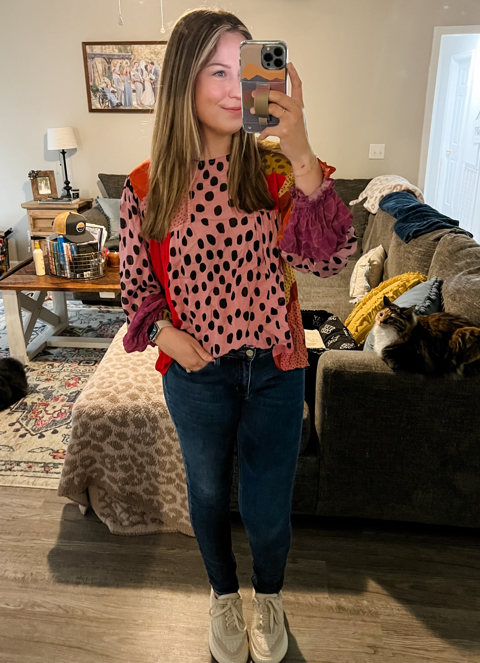 Work outfit, work ootd, pretty top, fun top, long sleeve lightweight top, Anthropologie top

#LTKshoecrush #LTKfindsunder50 #LTKworkwear