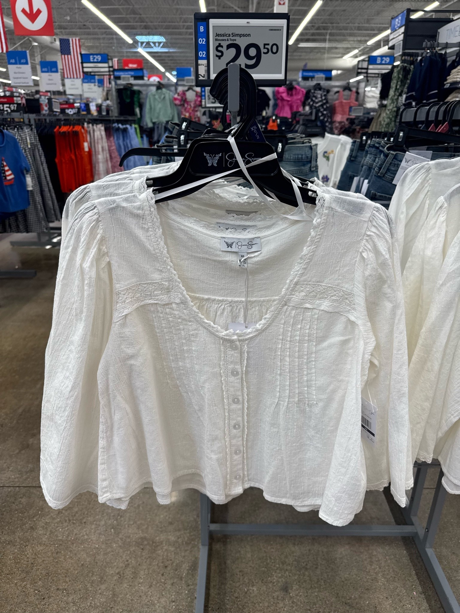 Walmart✨ Jessica Simpson Women's Fiesole Lace Top, Sizes XS-XL

#LTKootd #LTKWorkwear #LTKOver40