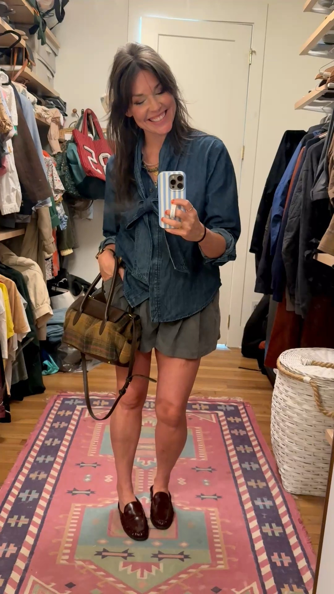 Loving this top so much - the price is so good, it’s 100% cotton, and it’s so versatile!!! So great for this transitional season.✨💫

#LTKootd #LTKmomlife #LTKOver40