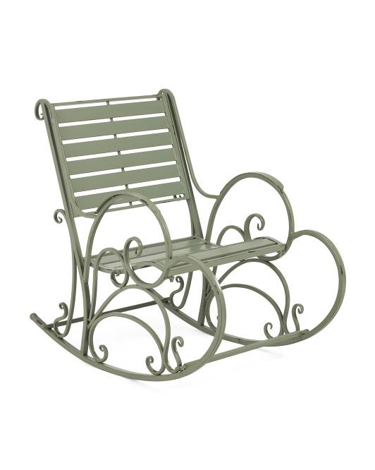 24x36 Metal Reproduction Iron Monte Carlo 1968 Rocking Chair | TJ Maxx
