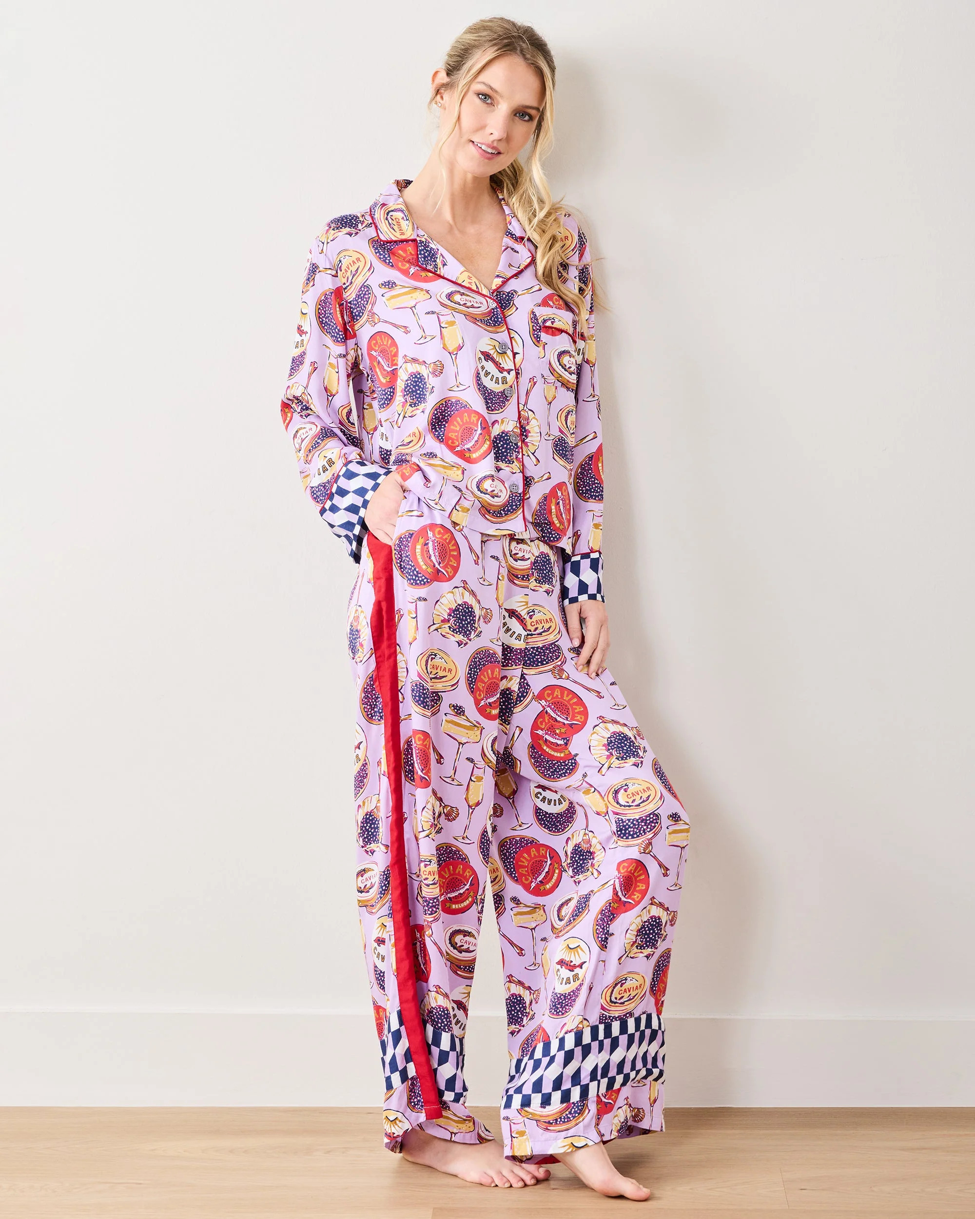 Champagne & Caviar - Eco Satin Rittenhouse Set - Lavender Spritz | Printfresh