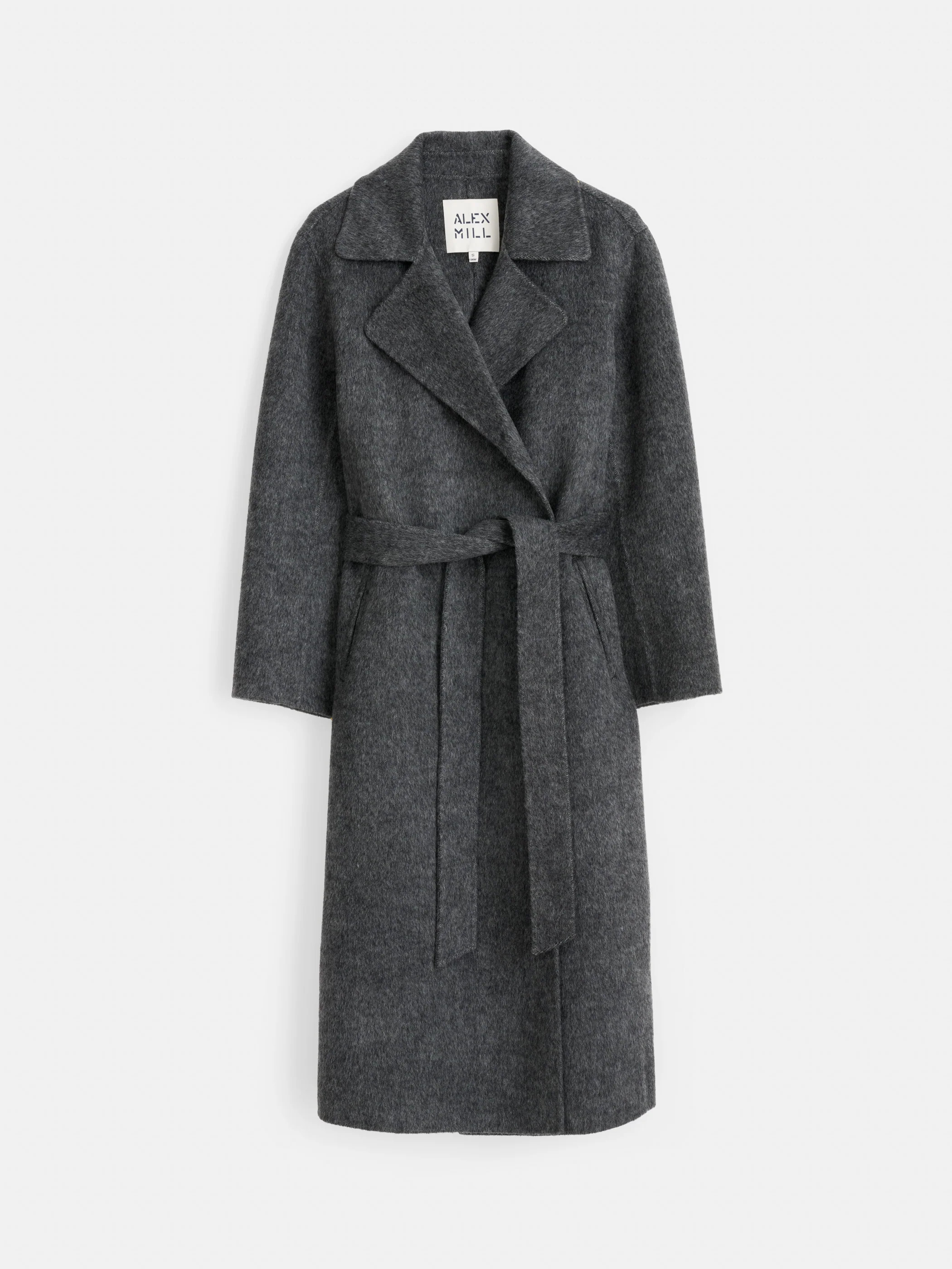 Georgia Wrap Coat In Wool Alpaca | Alex Mill