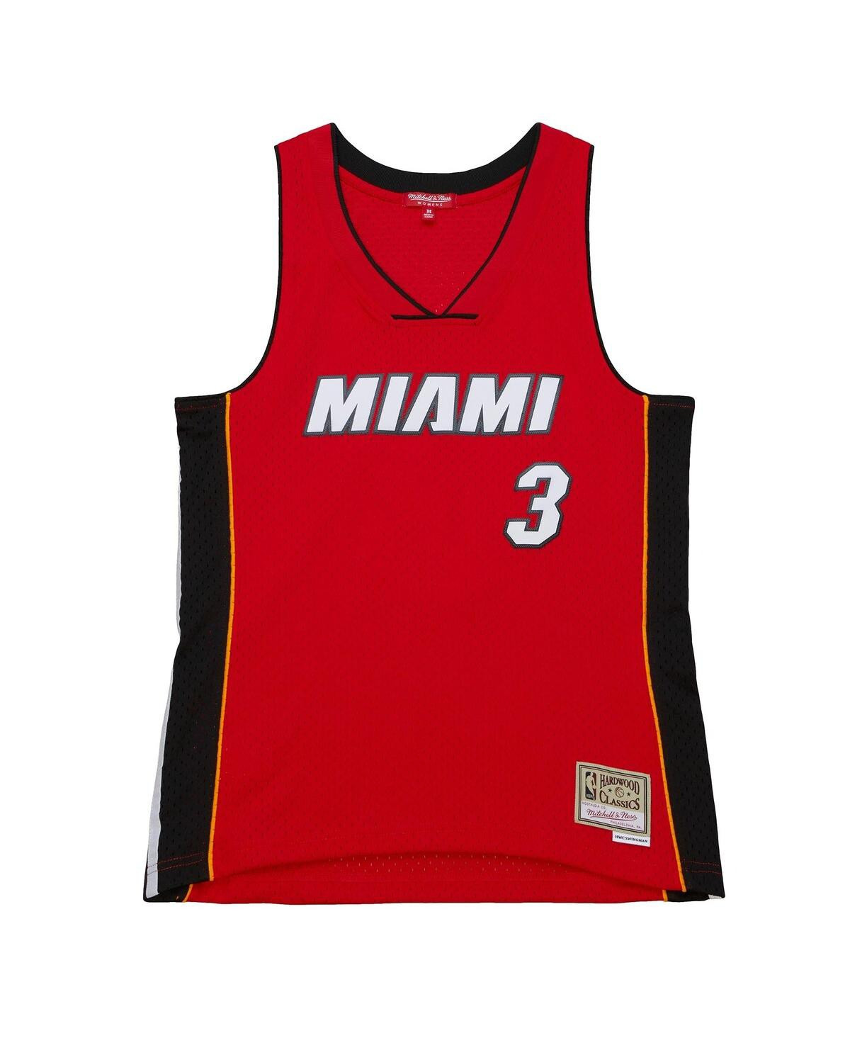 Mitchell & Ness Women's Dwyane Wade Red Miami Heat 2005/06 Hardwood Classics Swingman Jersey - Red | Macy's