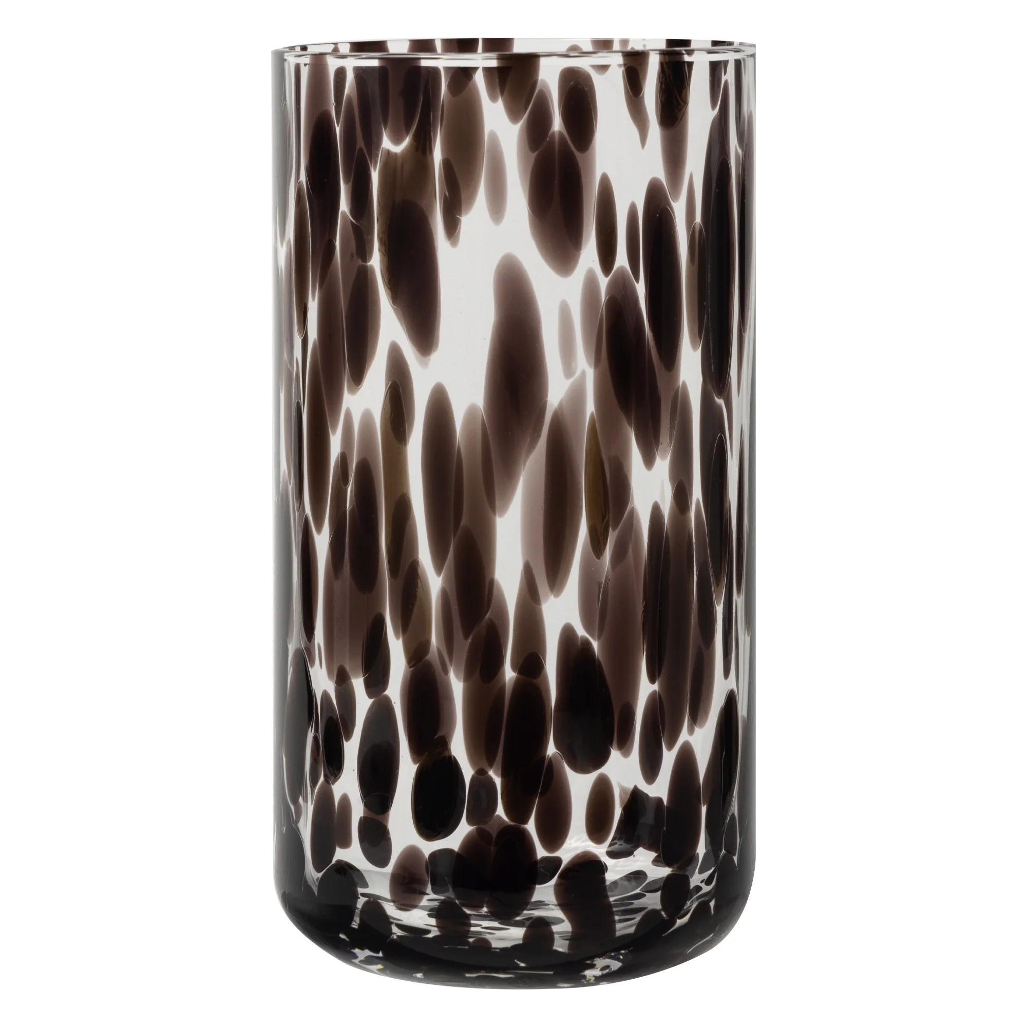 Thyme & Table 20 fl oz Black Tortoise Drinking Glass | Walmart (US)