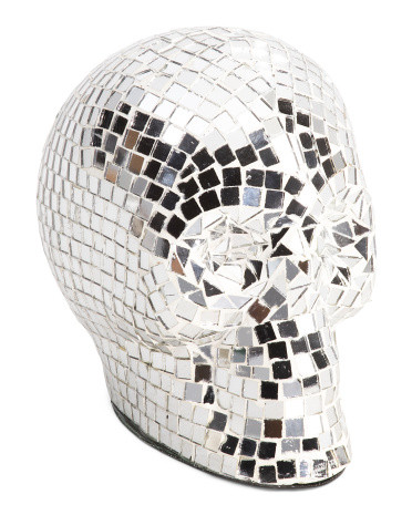 8.25in Mosaic Decorative Skull | TJ Maxx