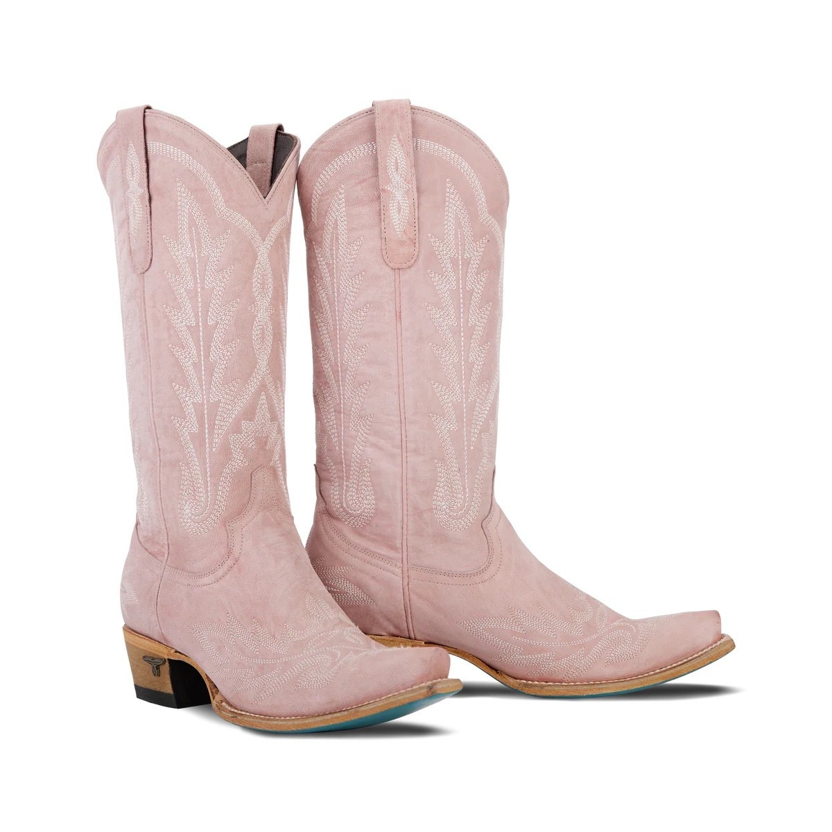 ✨ The Romantic Western Edit | A curated collection of feminine western statement boots that blend soft luxury, modern cowgirl style, and elevated detailing for bold, romantic looks with effortless confidence. ✨ 

Inspired by refined countryside style, these boots combine classic western-inspired structure with a soft blush palette for a look that feels timeless yet modern. The turquoise soles add a subtle statement detail with a distinctive finish. Under $400.

Details:

* Heel Height: 1.75”
* Shaft Height: 13”
* Calf Circumference: 14”
* Ankle Circumference: 12”
* Toe Shape: Snip
* Signature Turquoise Soles

Keywords:

* blush boots
* neutral boots
* western inspired boots
* snip toe boots
* turquoise sole boots
* country music outfits 
* equestrian style boots
* chic neutral footwear
* feminine fashion boots
* autumn style shoes
* modern western boots
* stylish tall boots
* elevated casual footwear
* countryside fashion style
* blush fashion boots
* capsule wardrobe shoes

#LTKgrwm #LTKTravel #LTKootd