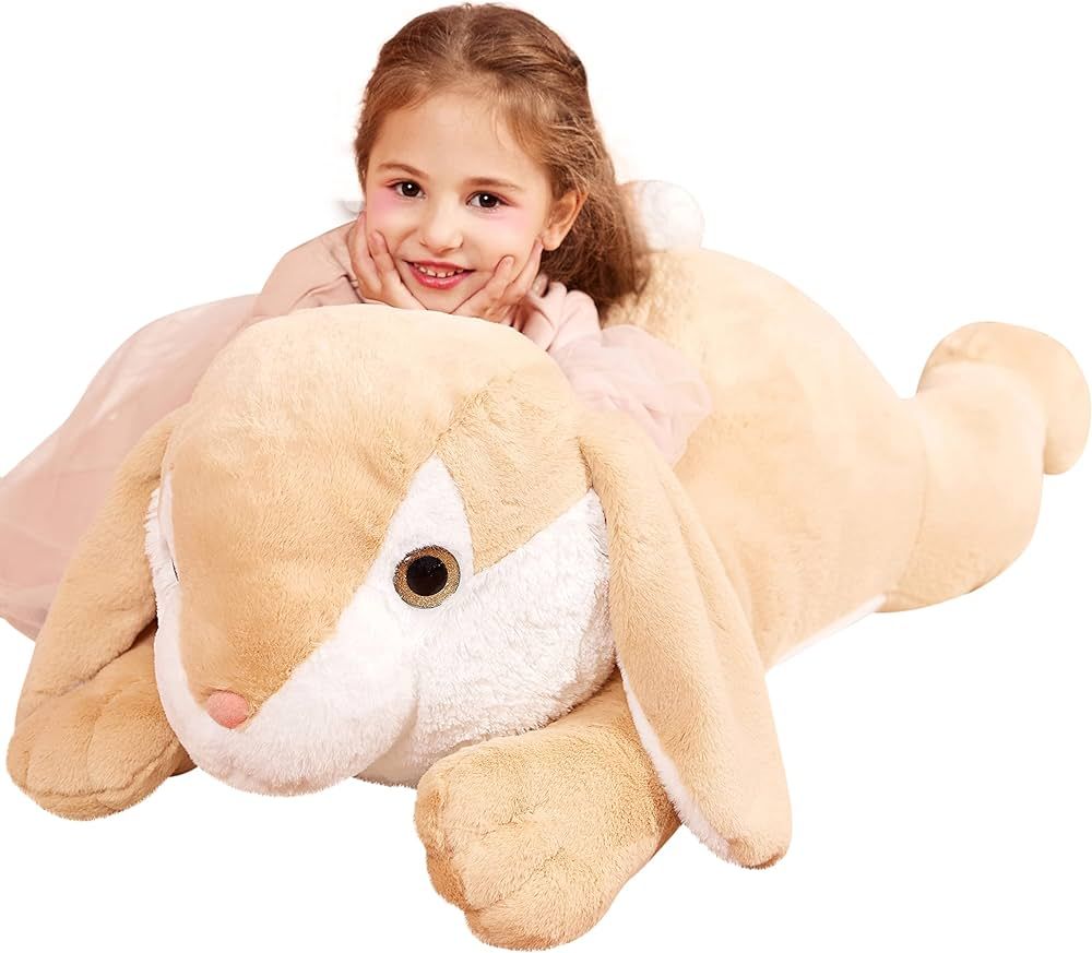 IKASA Giant Rabbit Stuffed Animal Plush Toy,Large Bunny Cute Jumbo Soft Toys,Huge Big Size Plushy... | Amazon (US)