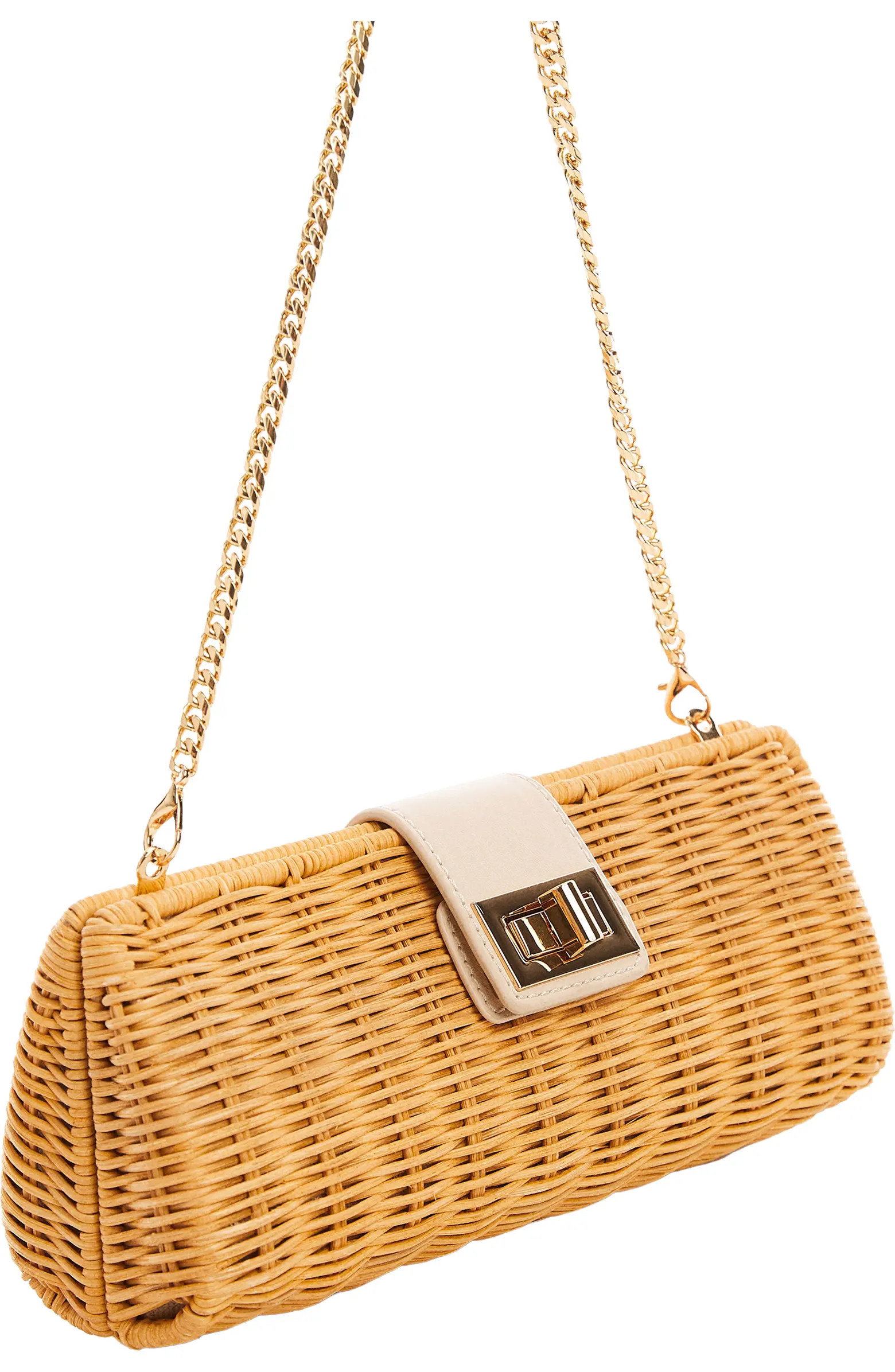 MANGO Tina Rattan Clutch | Nordstrom | Nordstrom