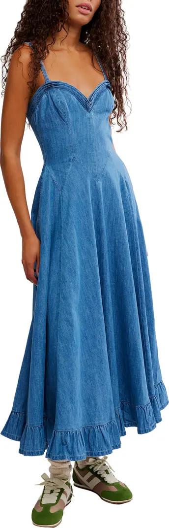 Another Season Denim Midi Dress | Nordstrom