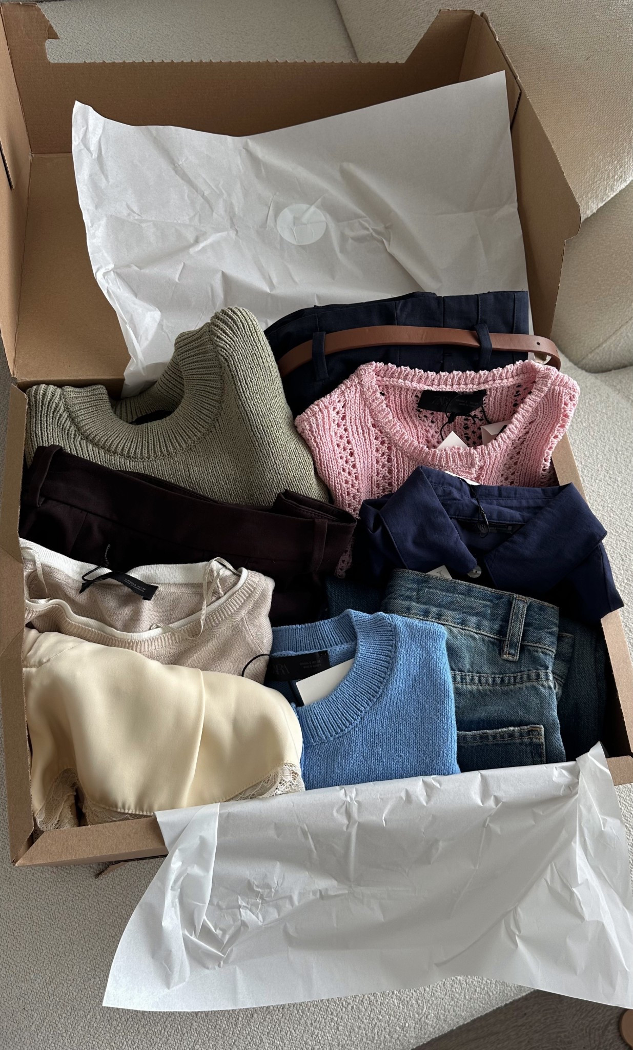 ZARA new in spring haul 🤍  All the spring knits in the prettiest palette  😍

#LTKeurope #LTKuk #LTKspring