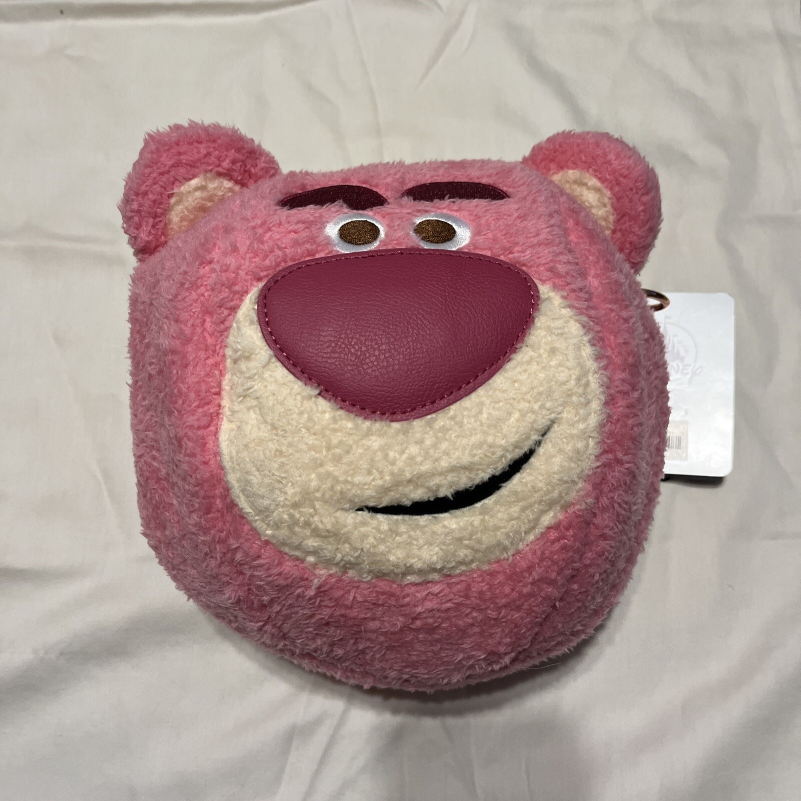 Loungefly Disney's Toy Story Lotso Bear Strawberry Scented Fuzzy Crossbody bag   | eBay | eBay US