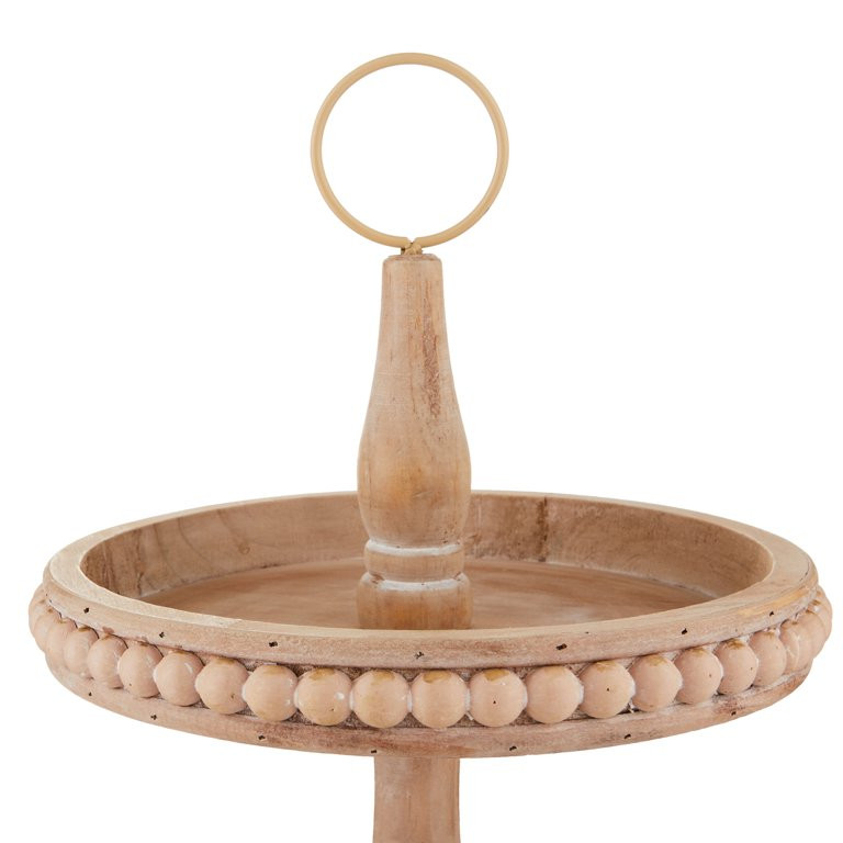 Fall, Harvest Natural Wooden Tiered Tray Decoration, 16 in, by Way To Celebrate | Walmart (US)