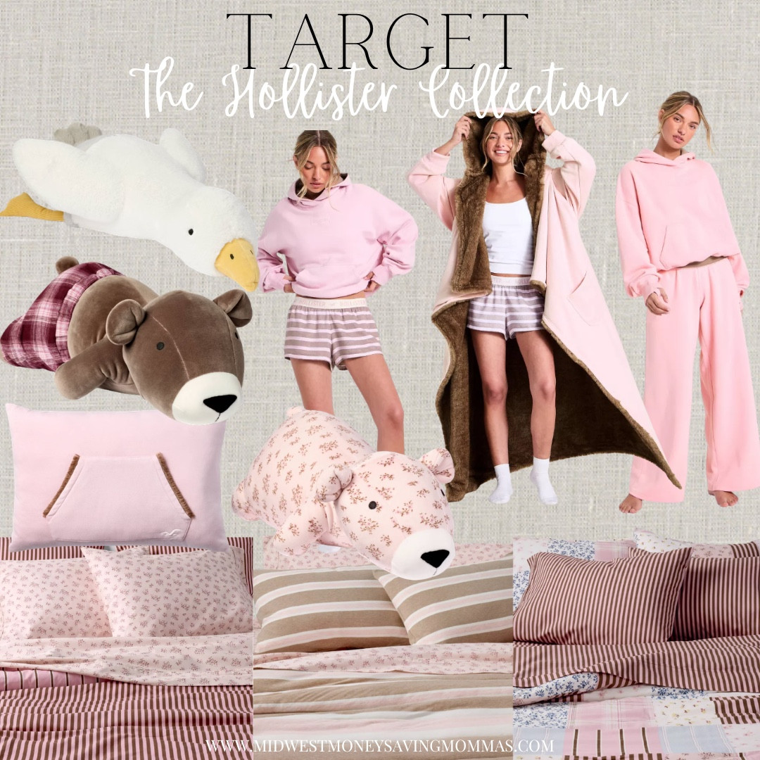 The Hollister Collection @Target 

Target finds dorm room decor bedding sheets pillows sweatpants hoodie blanket stuffed animals college dorm

#LTKHome #LTKSeasonal #LTKU