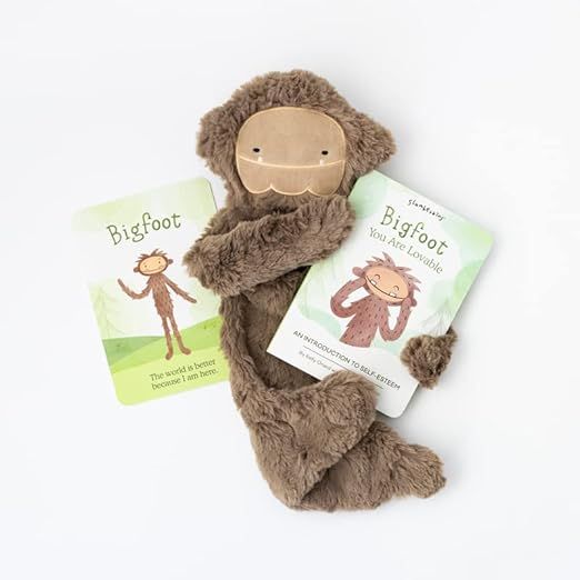 Slumberkins 14" Bigfoot Snuggler, Card & Storybook Set | Promotes Confidence & Self-Esteem Therap... | Amazon (US)