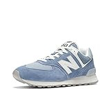 New Balance Unisex 574 V2 Familiar Ground Sneaker, Blue/White, 6 US Men | Amazon (US)