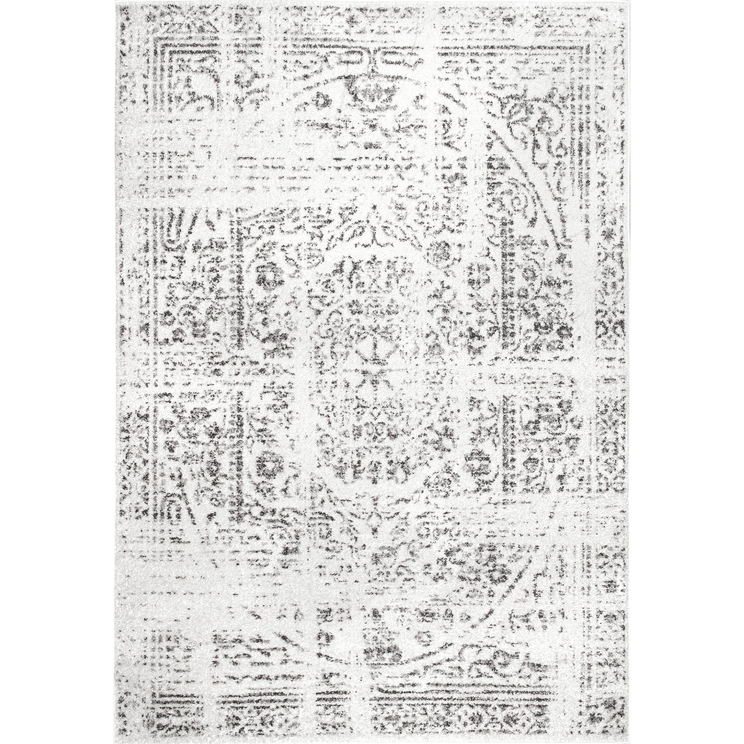 nuLOOM Arlena Vintage Area Rug, 8' 2" x 11' 6", Gray | Walmart (US)