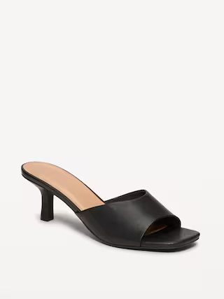 Kitten Heel Slide Sandal | Old Navy (US)