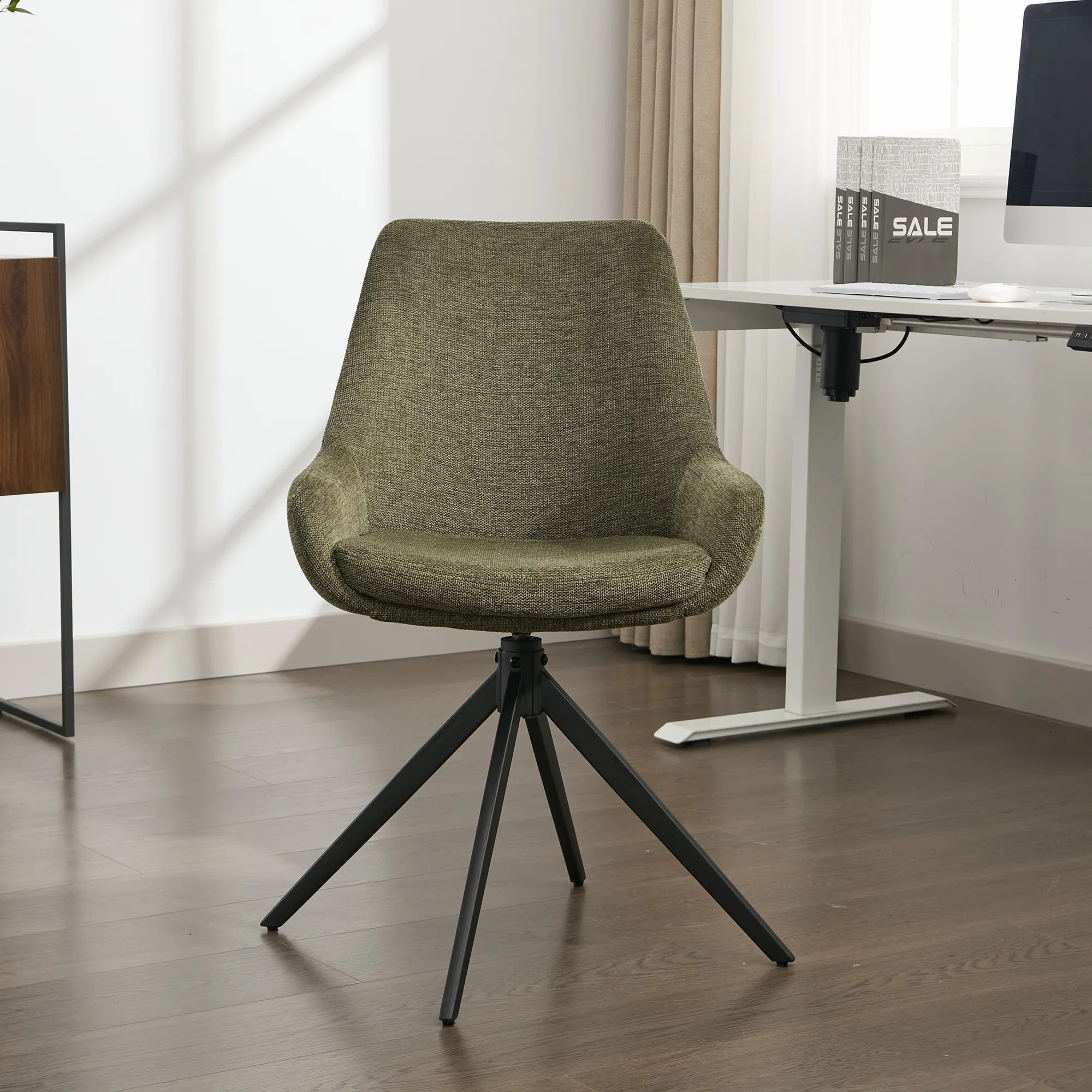 George Oliver Loklun Linen Office Chair & Reviews | Wayfair | Wayfair North America