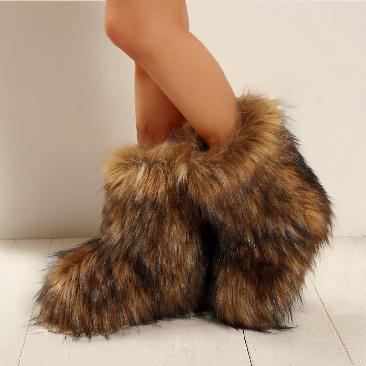 Stylish Personalized Winter Boots For Women - Adorable Spicy Girl Mid-Length Snow Boots, Cozy And... | SHEIN