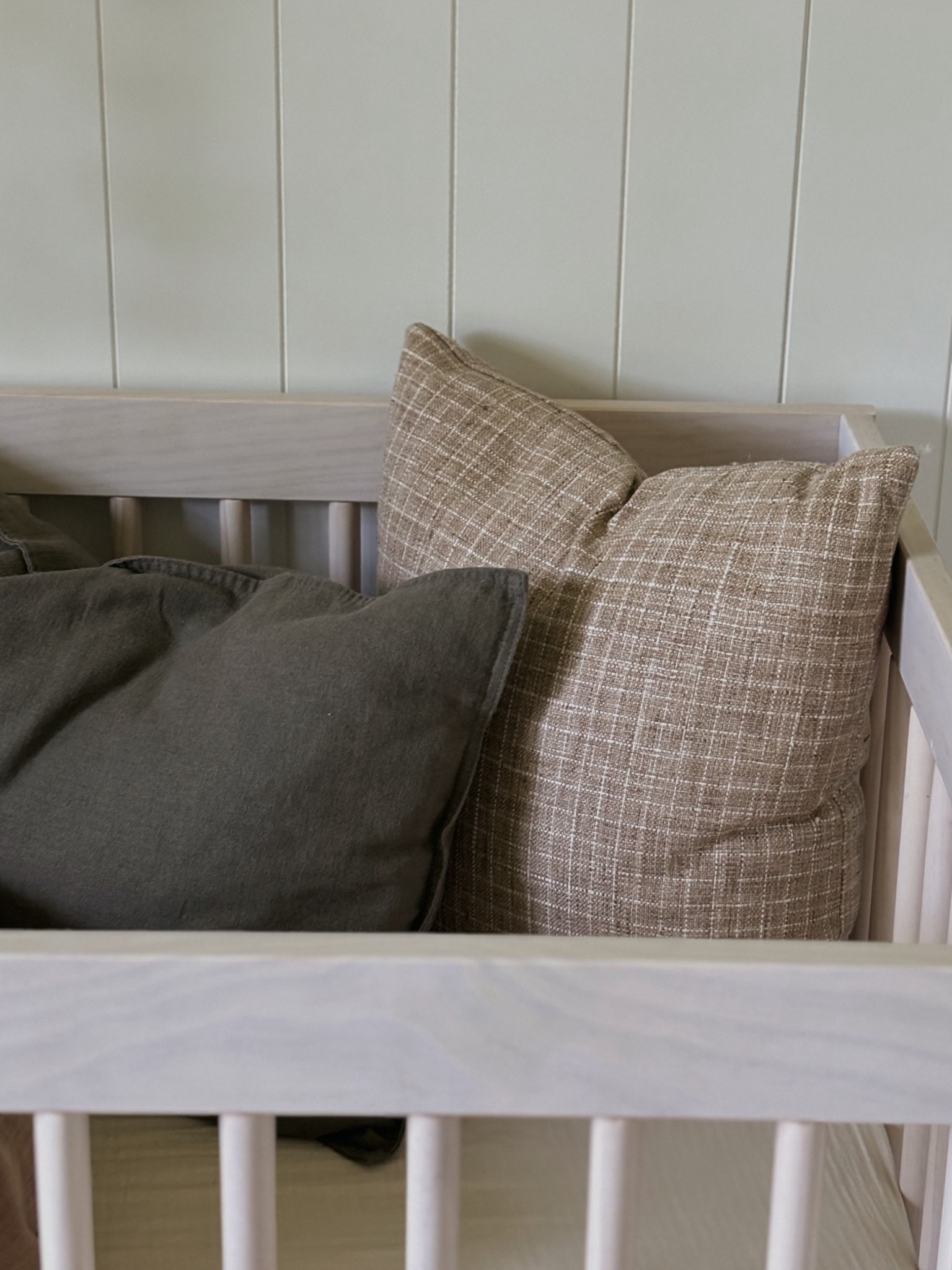 A simple, neutral crib setup with a classic mix of textures — soft bedding with a plaid pillow and a hint of green to add just enough depth 🤎 Linked the pieces that make this feel calm and timeless.

neutral crib decor, baby crib styling, plaid nursery pillow, green nursery accents, classic nursery design, timeless baby room, cozy nursery setup, LTK baby, LTK kids, LTK nursery, LTK home

#LTKmomlife #LTKBump #LTKBaby