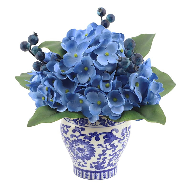 8In Polyester Hydrangea/Berry Premade | At Home