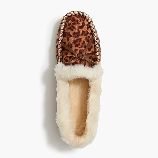 Leopard slippers | J.Crew Factory