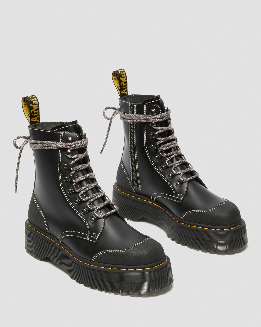 DR MARTENS Moreno Smooth Leather Platform Boots | Dr Martens (UK)