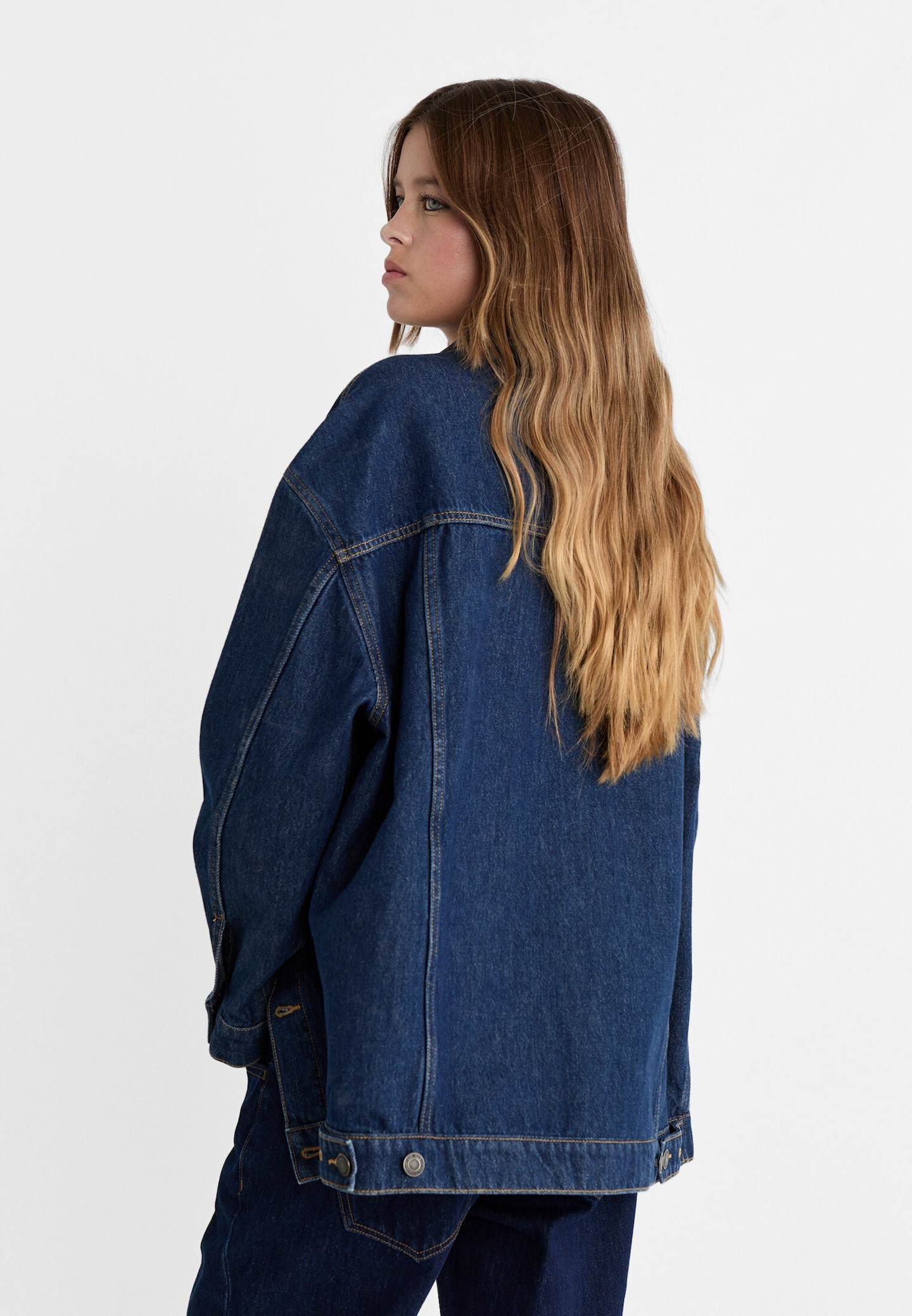 Oversize denim jacket | Stradivarius (UK)