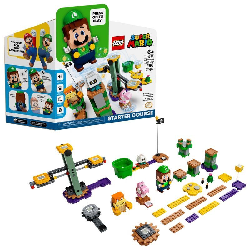 LEGO Super Mario Adventures with Luigi Starter Course 71387 Building Kit | Target