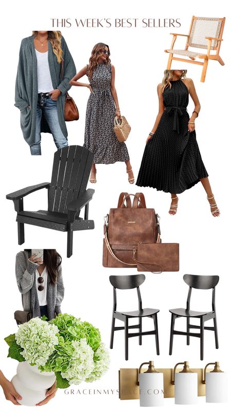 This week’s best sellers is a combination of spring dresses, cozy sweaters, and cute bags. Plus Adirondack chair and indoor dining chairs to get ready for summer outdoor living!

#LTKhome #LTKunder50 #LTKunder100