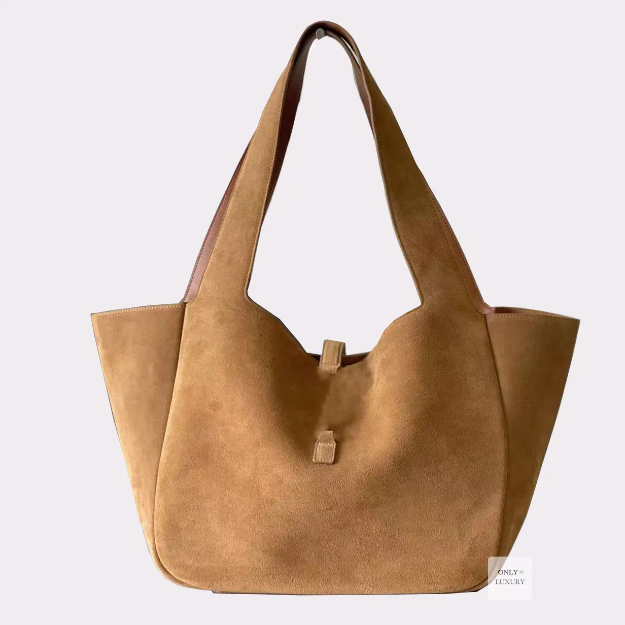 Designer luxury fall winter maxi hobo tote suede bag shoulder bags handbags soft real genuine lea... | DHGate