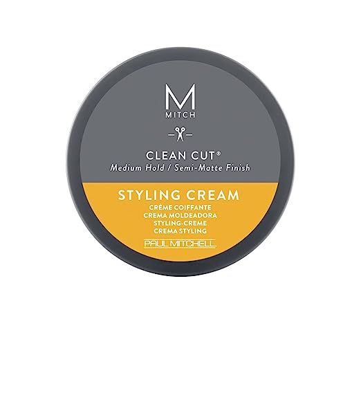 Paul Mitchell MITCH Clean Cut Styling Cream for Men, Medium Hold, Semi-Matte Finish, For All Hair... | Amazon (US)