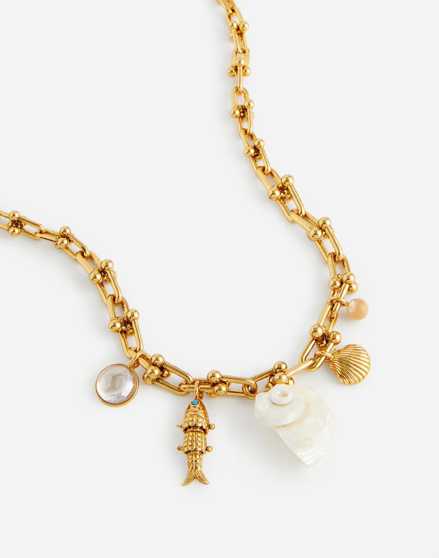 Mother of Pearl U-Link Charm Necklace | Madewell