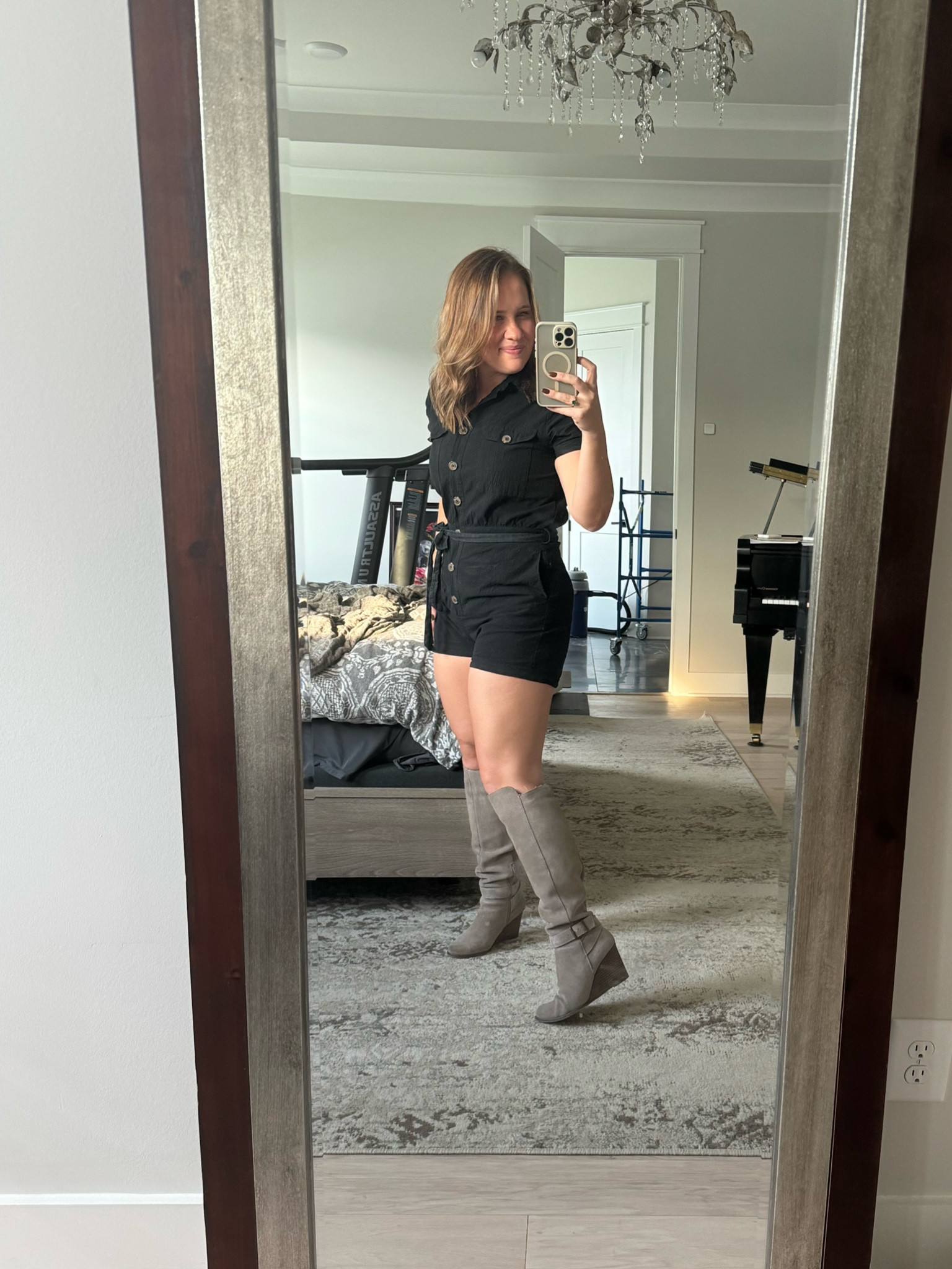 This romper is a steal on Amazon! I’ve had it for years and it continues to be a favorite. 

Pair it with knee high boots to start the transition to fall  

#LTKFallSale #LTKFindsUnder50 #LTKSaleAlert