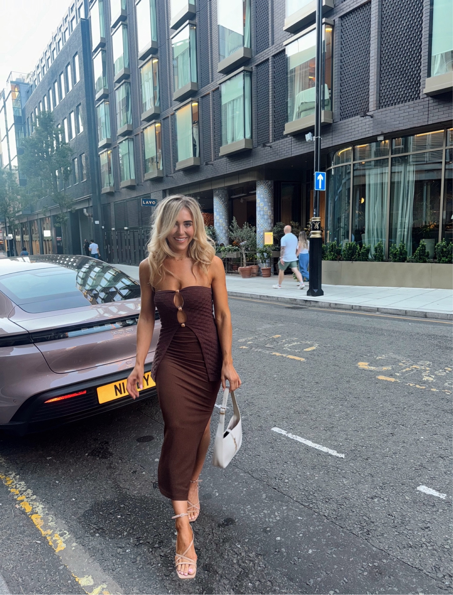 Brown top - cut out top - ysl bag - brown skirt - sandals - strappy sandals - strappy heels - strappy heeled sandals - brown top - summer outfit - night out outfit 

#LTKautumn #LTKeurope #LTKtravel