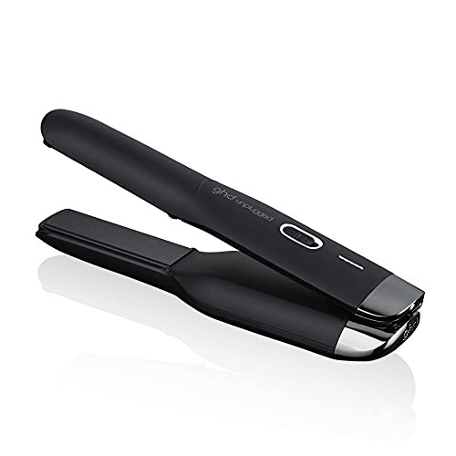 ghd Unplugged Styler ― 1" Cordless Flat Iron Hair Straightener, Professional Travel Straightening Iron with Heat-Resistant Case, USB-C Charging for 20-Minutes of Use ― Black | Amazon (US)