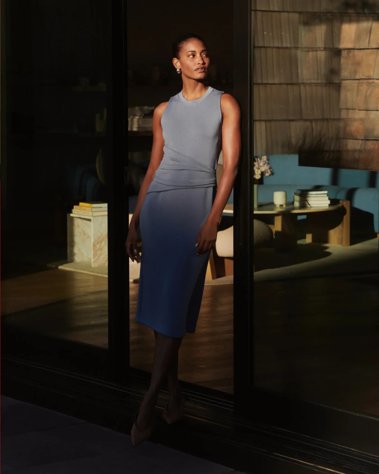 SPANX AirEssentials®Draped Tank Midi Dress | Spanx