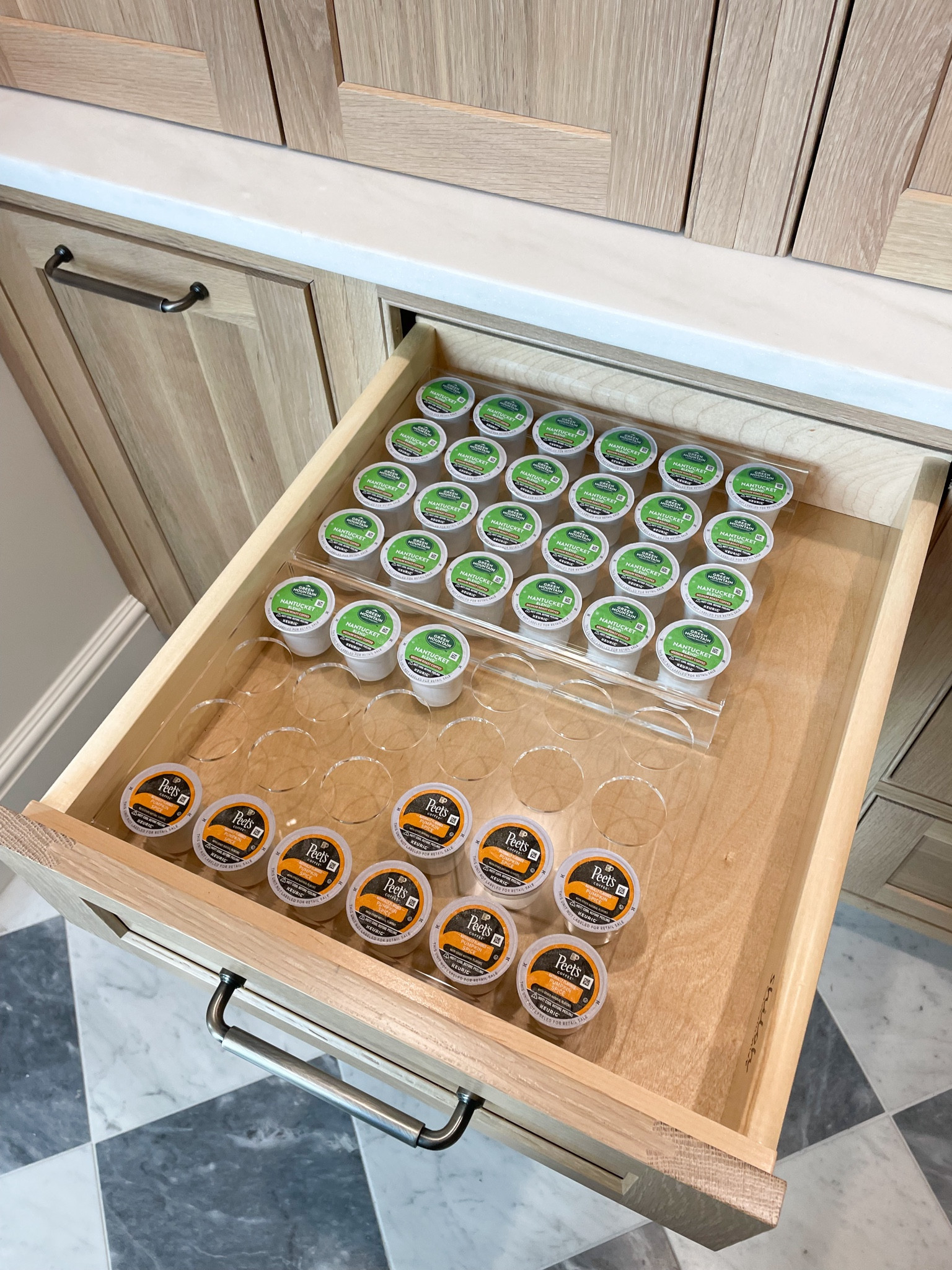 Kcup organizer, coffee drawer organization, pantry organization, Keurig k-cup organizer 

#LTKhome #LTKGiftGuide #LTKHoliday