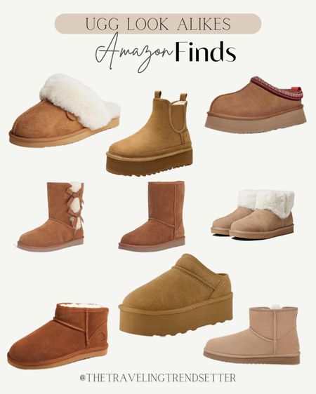 Amazon Ugg look a likes - looks for less - boujee on a budget - designer inspired / booties - snow boots - boots - slippers 

#LTKshoecrush #LTKfindsunder50 #LTKbump