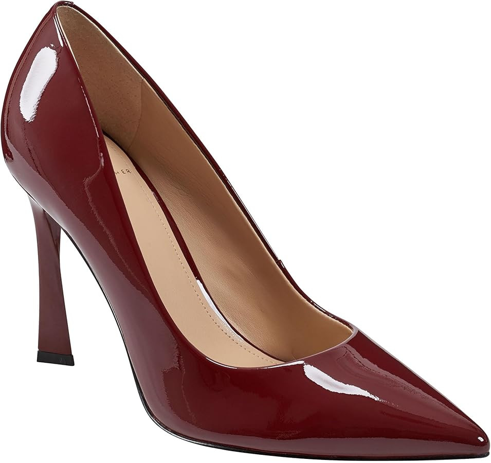 Marc Fisher LTD Women's Sassie Pump, Deep Red 601, 8 | Amazon (US)