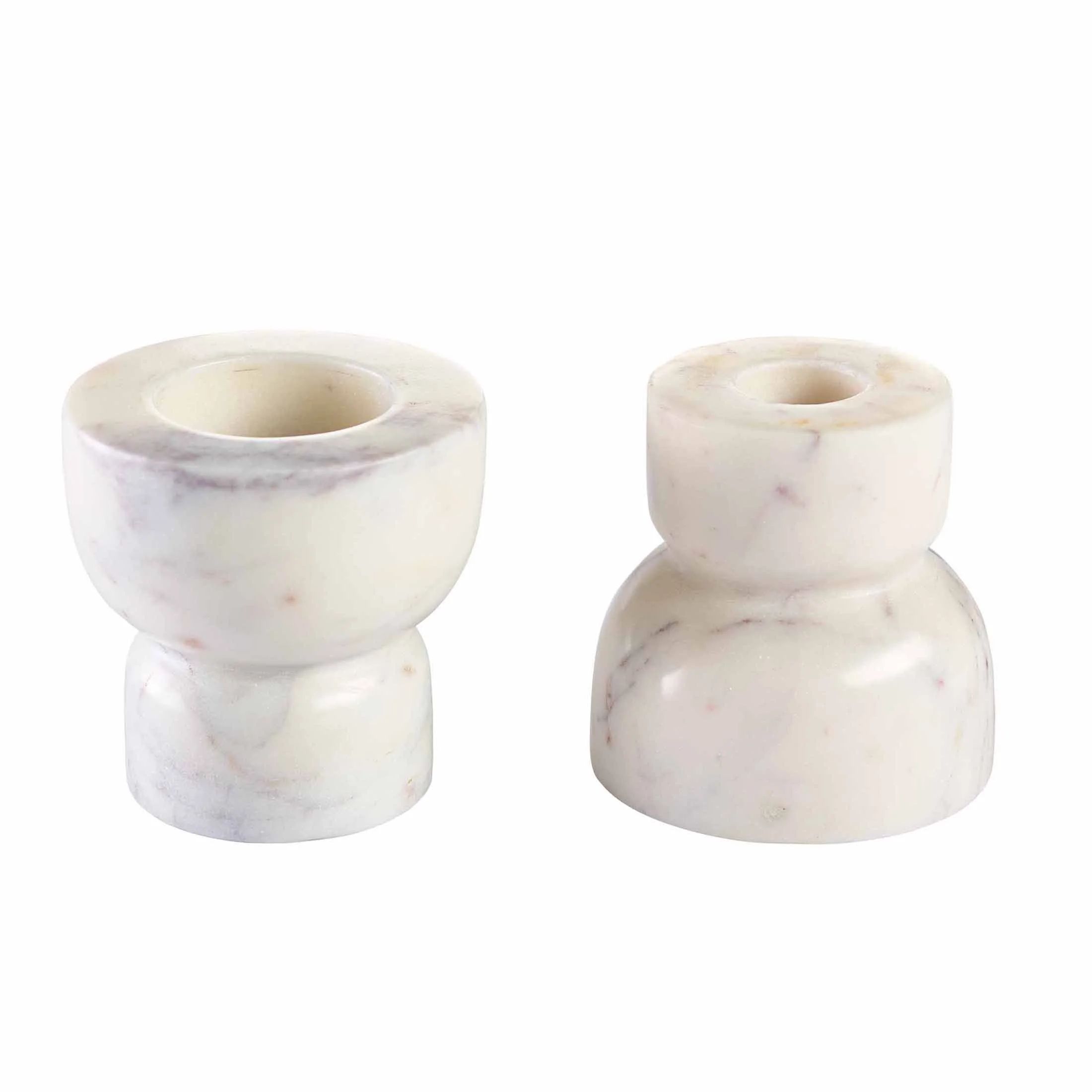 Better Homes & Gardens Marble Candle Holders, Set of 2 | Walmart (US)